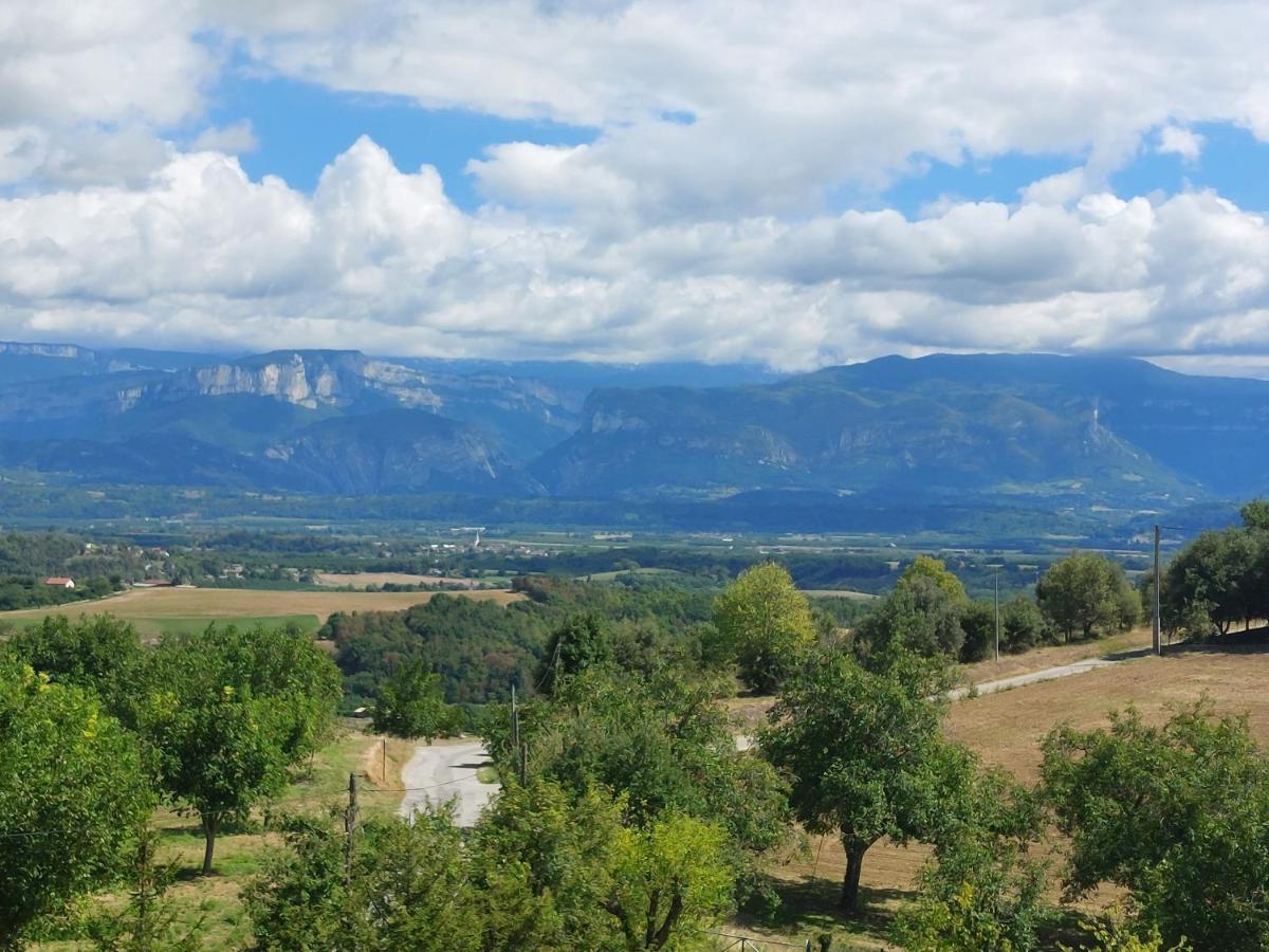 Maisonnette Campagnarde Avec Vue Sur Vercors Villa Montmiral Exteriör bild